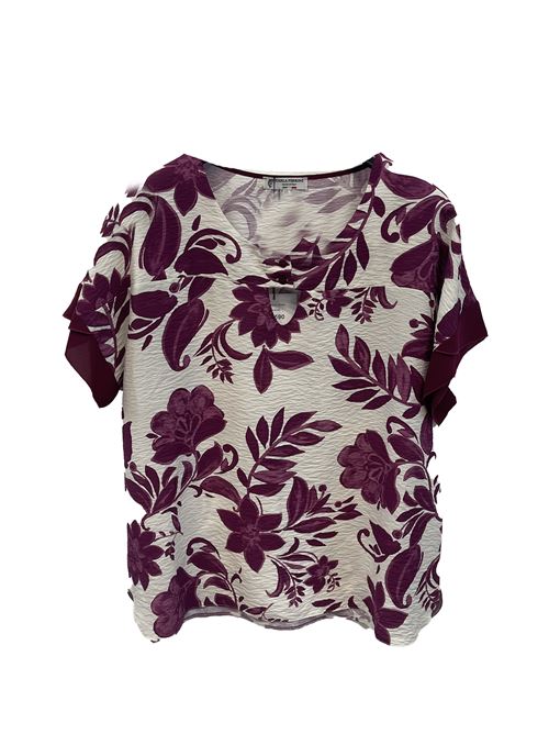 maglia goffrata CARLA FERRONI | CF10590AMARENA